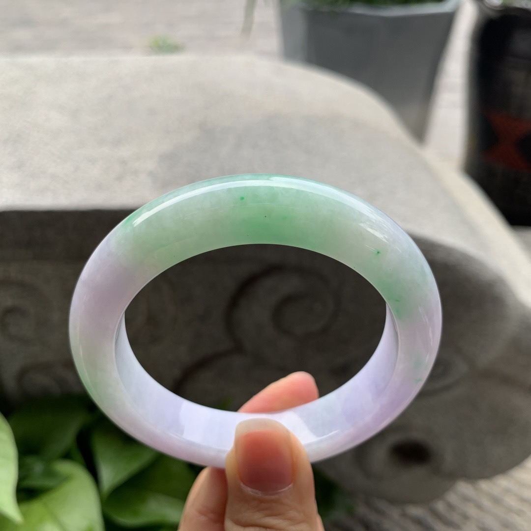 圈口 56.5-12.4-9.8【春彩正圈手镯】正圈56 57可戴