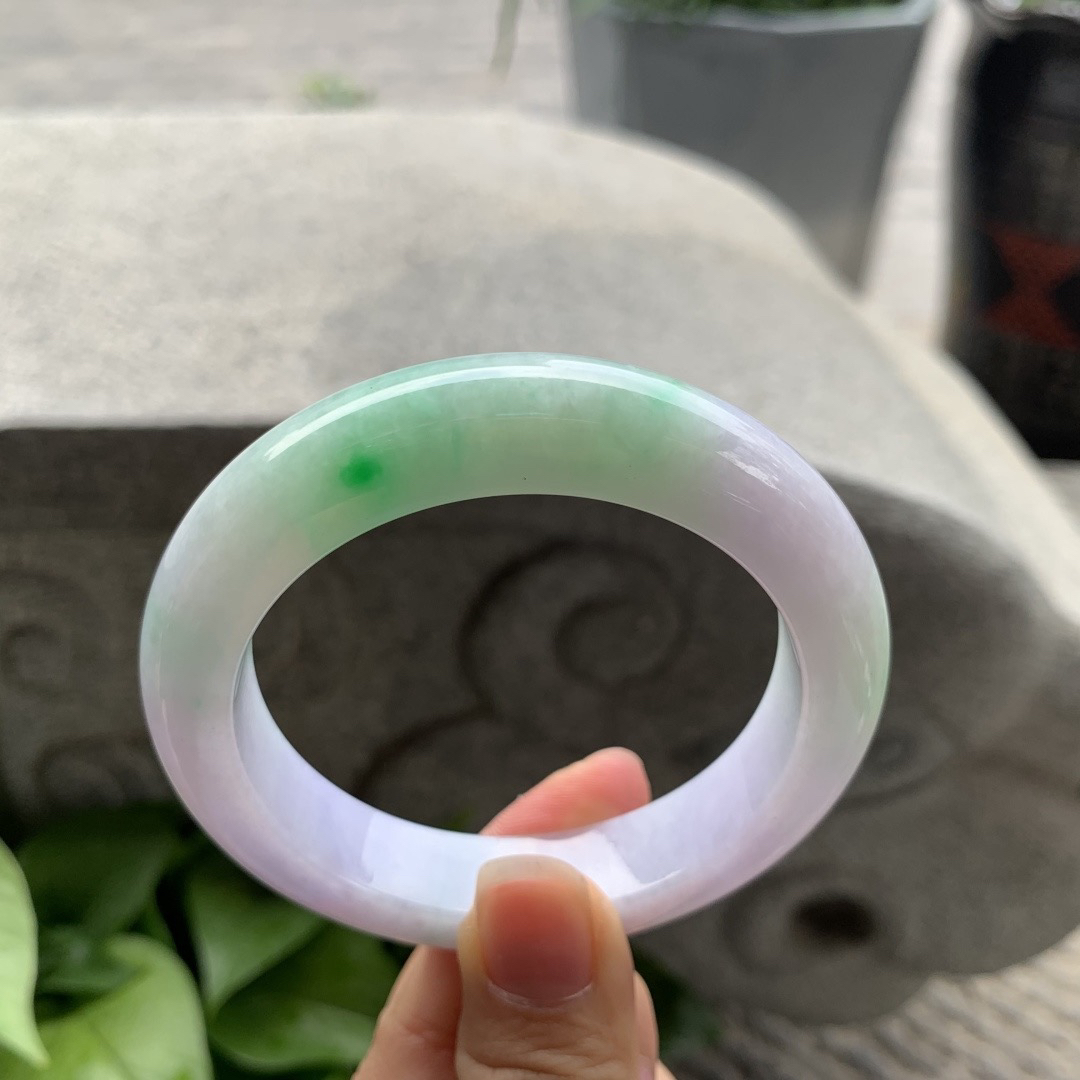 圈口 56.5-12.4-9.8【春彩正圈手镯】正圈56 57可戴