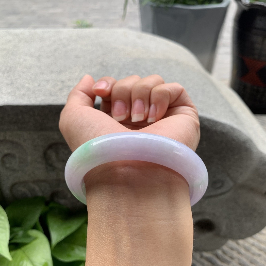 圈口 56.5-12.4-9.8【春彩正圈手镯】正圈56 57可戴