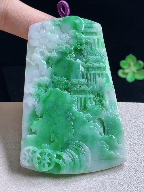 山水，无裂，尺寸75/45.4/5.3，编号16cd7y  22