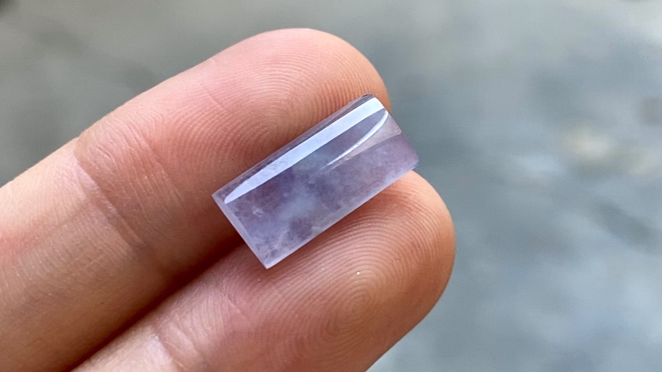 ️ 星空紫马鞍，无裂，13.5*6.5*2.6