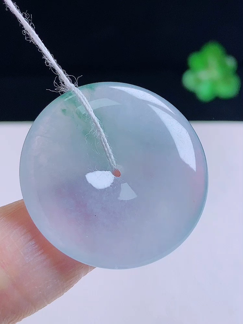 平安扣，无裂，尺寸26.8/4.8，编号16al  22