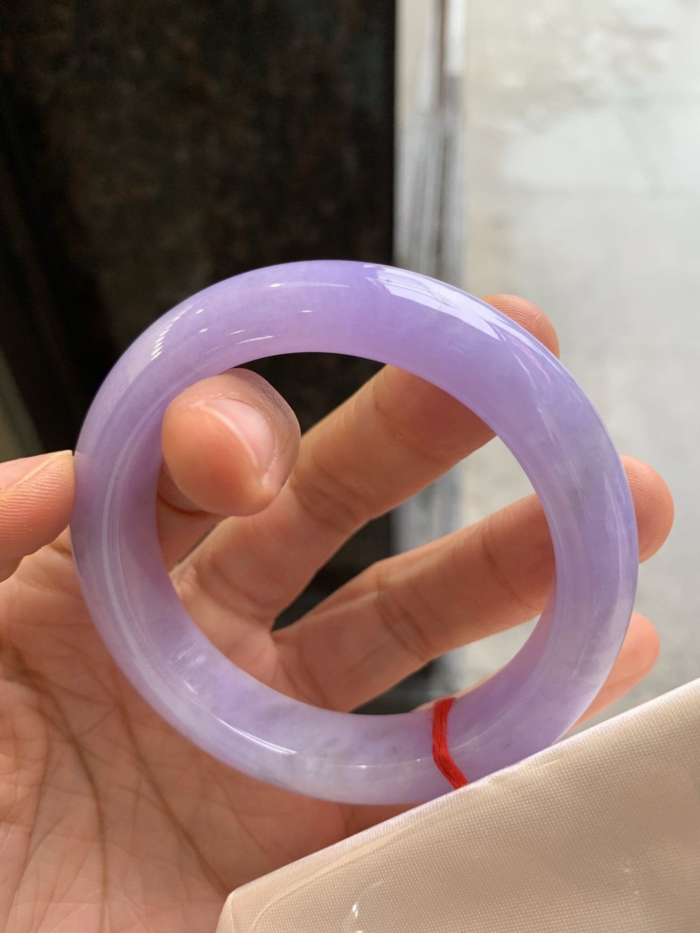 正圈满紫 微晶体结构 尺寸：55.5/12.7/9.9  色浓