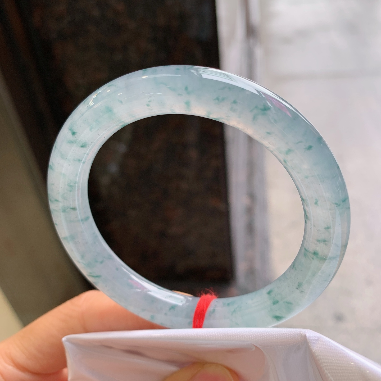 圆条冰飘花 无裂 尺寸：55.8/10.5 冰润