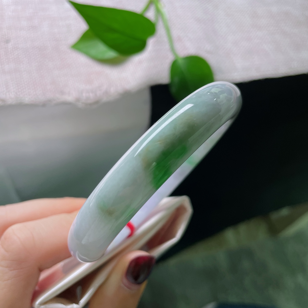 59.2/12.1/8.7春带彩正圈，水润，色彩斑斓，贵气，温柔大方，皮纹，无裂，ss51095a