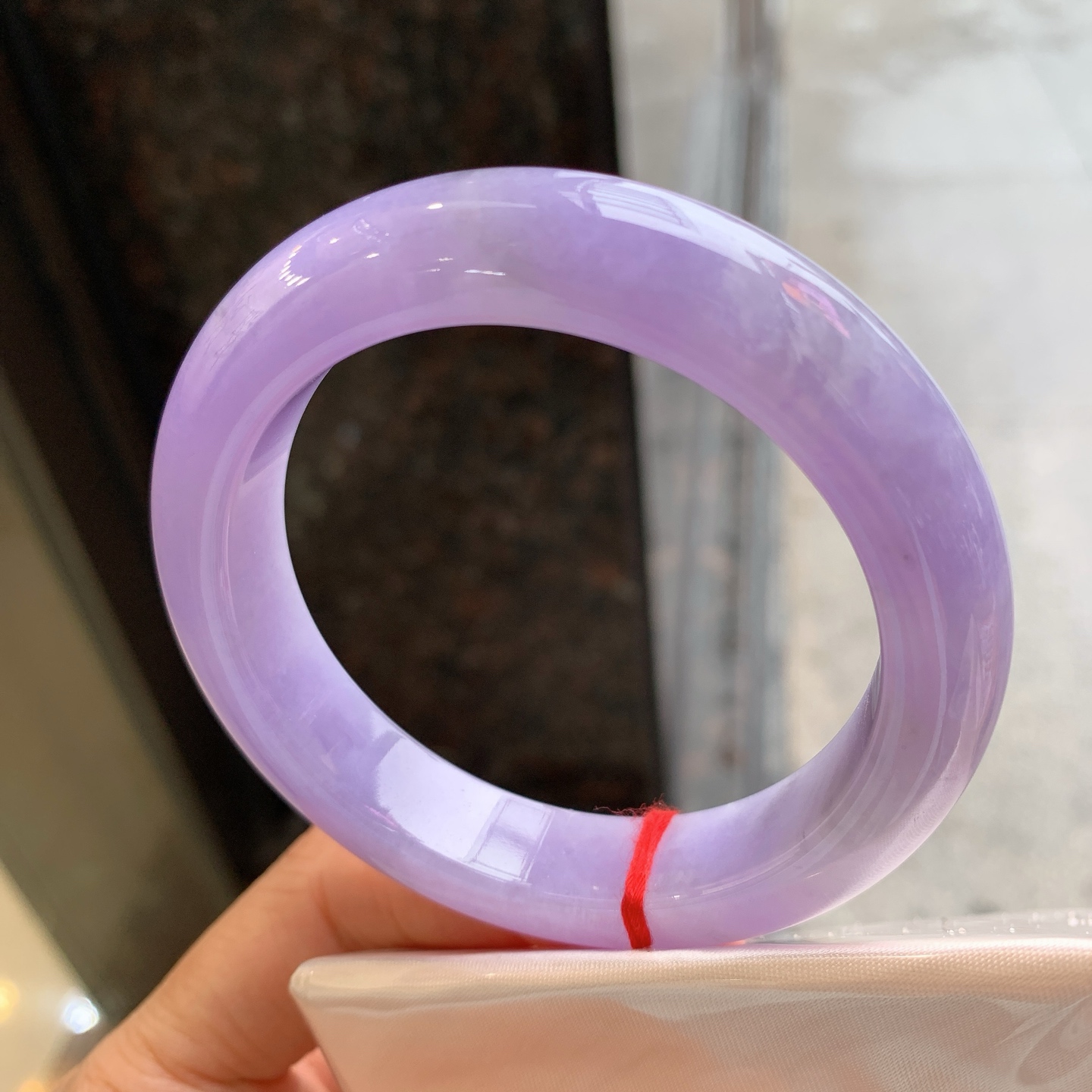 正圈满紫 微晶体结构 尺寸：55.5/12.7/9.9  色浓