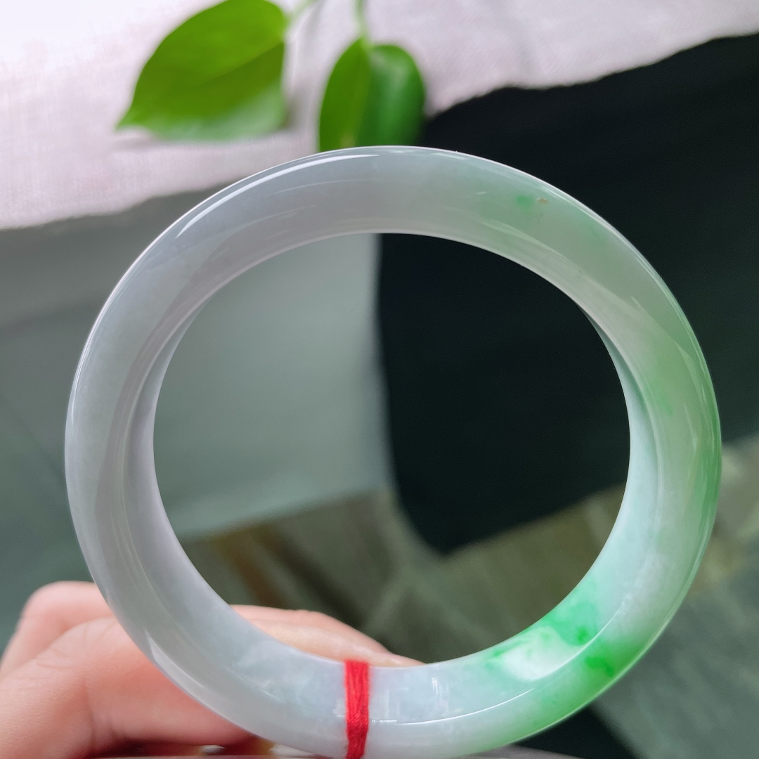 57.9/12.7/8.6白底青正圈，水润细腻，阳春白雪，经典贵气，无裂，ss50642a