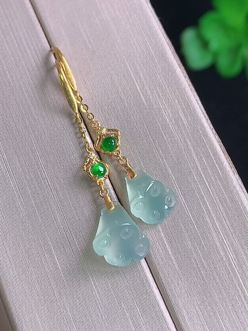 耳坠，无裂，尺寸11.3/7.6/5.2，№:y230488  21