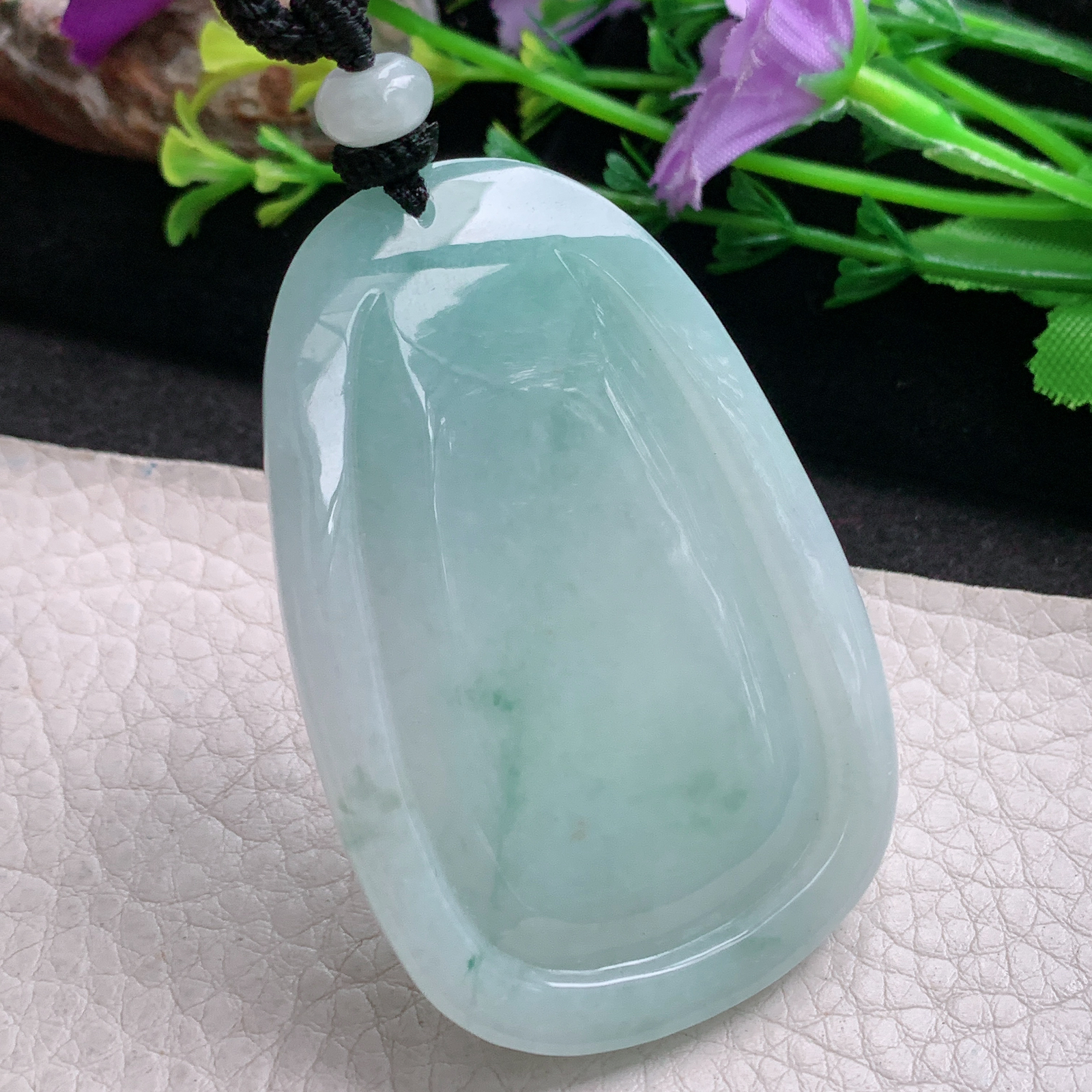 Mut实拍61*40*10.5缅甸翡翠普贤菩萨吊坠生肖守护神