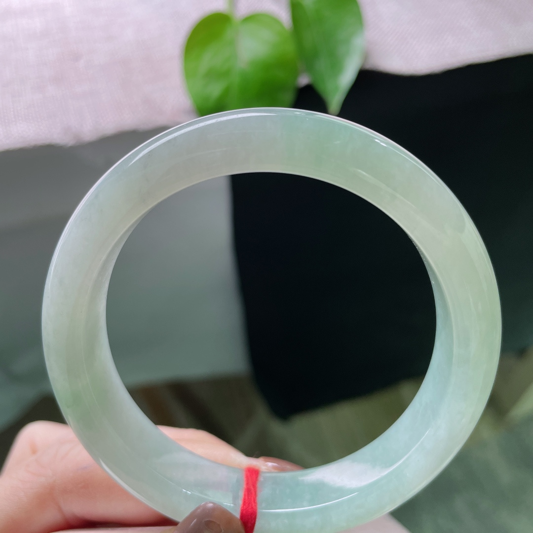 58.3/12.8/8.6，绿底正圈，水润，细腻，耐看，甜美，贵气，无裂，ss51906a