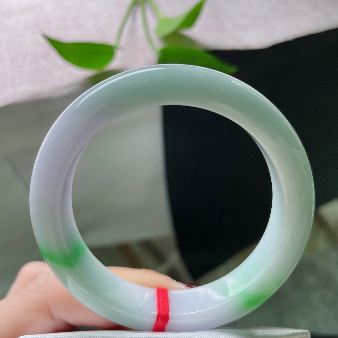 53.9/12.4/8.8，春带彩正圈，鲜翠夺目，遗落在薄荷色的溪边、薰衣草味的晨风里。无裂，ss50802a