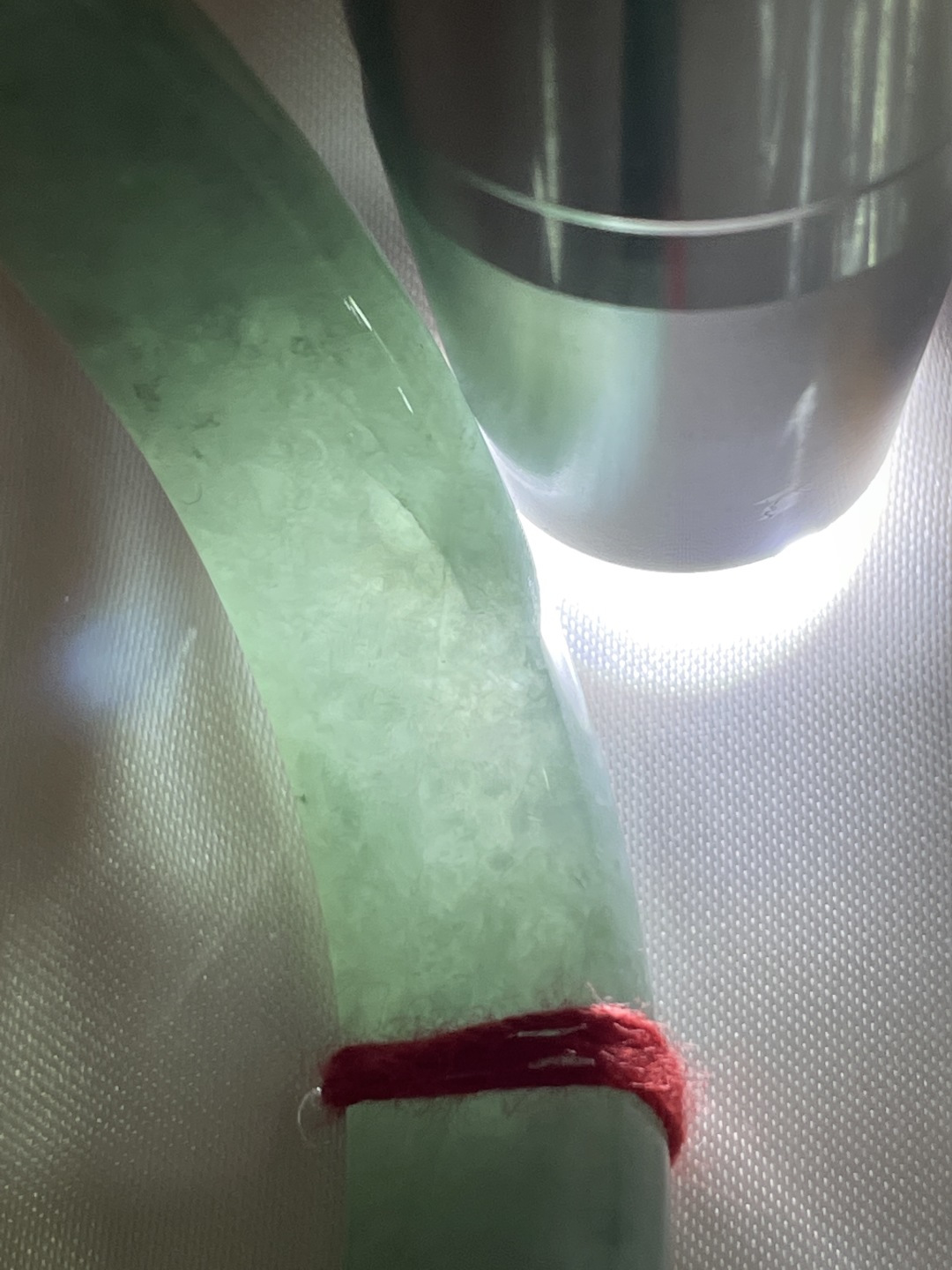 57/12/7.8，绿底正圈，颜色分布均匀，水头好，种老，内纹不显，ss51982a