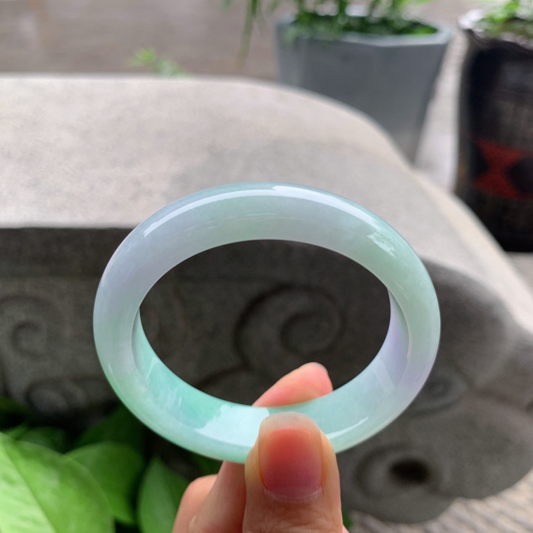 小圈口52.5-45.8-13.6-7.9 【春彩贵妃手镯】贵妃52 53可戴