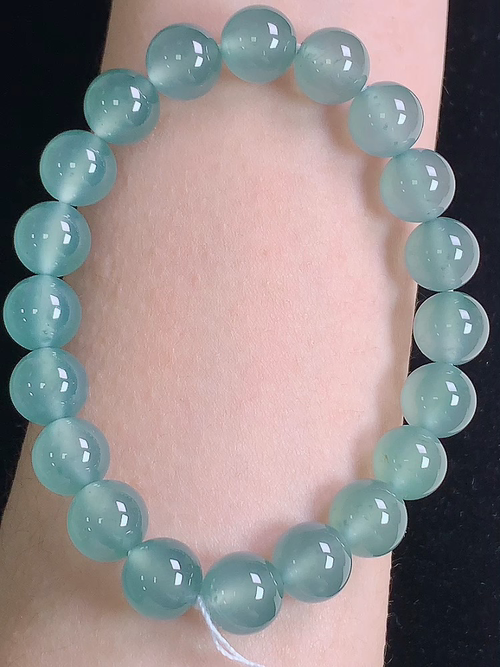  ，冰种蓝水转运珠手链，，尺寸9.8mm，№;y234430 20