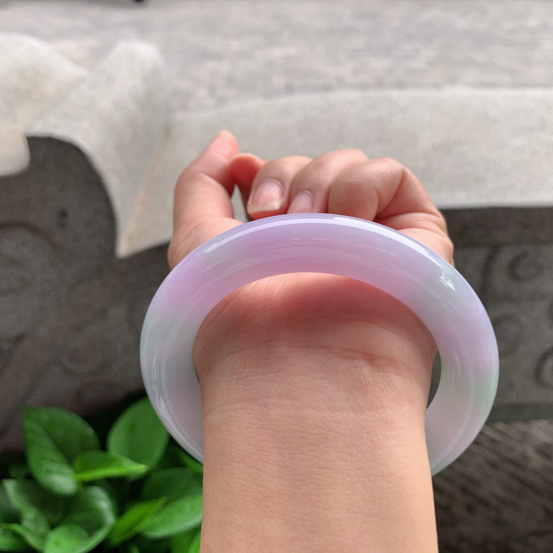 大圈口59.2-12.2 【冰春彩圆条手镯】圆条59 60可戴