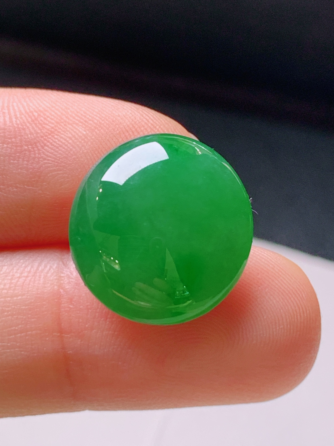 ️ 冰阳绿旦面，无裂色阳饱满，裸石15.5/16.5/6.9