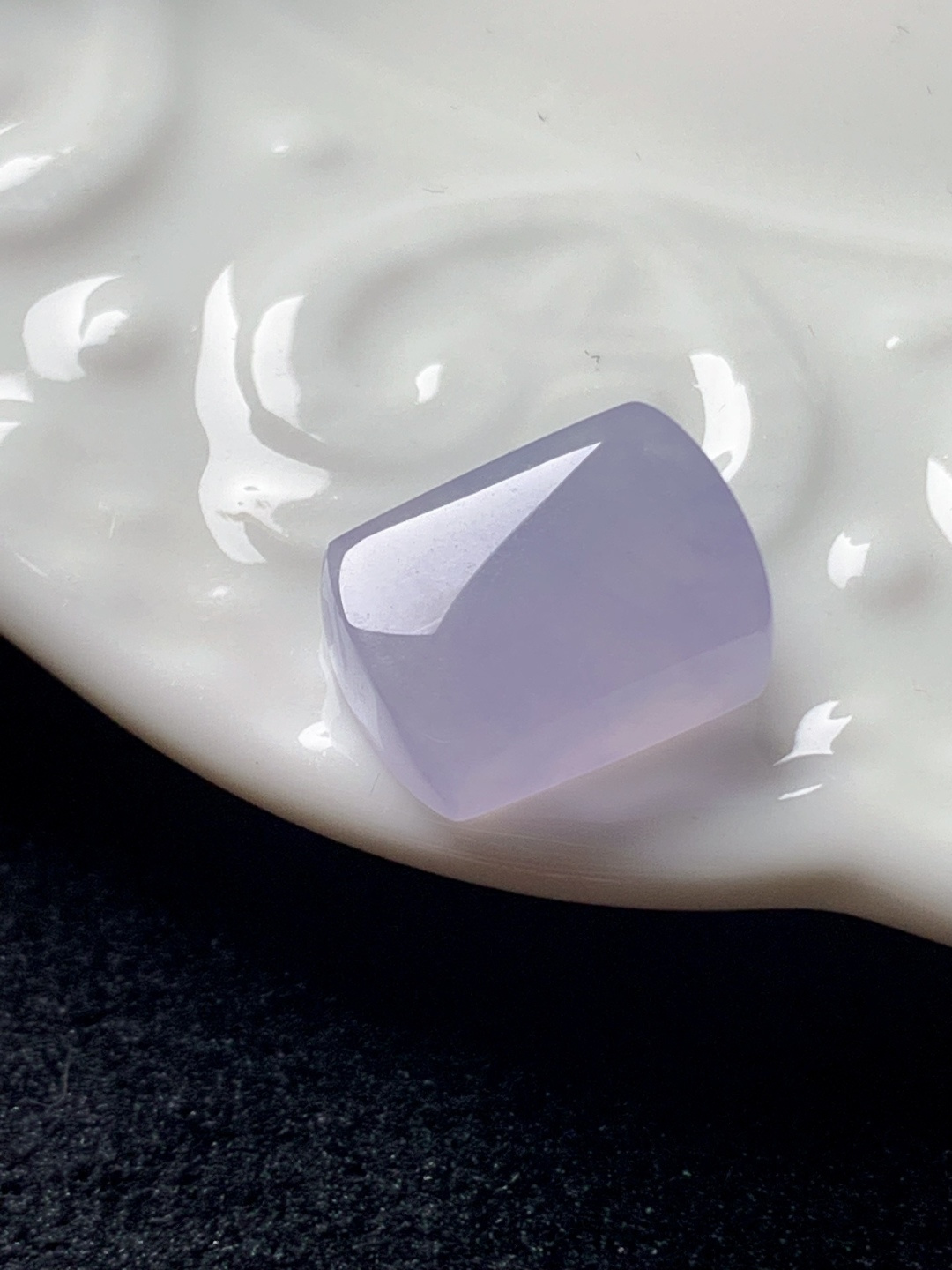 ️冰种紫色蛋面，水润种老，0424 尺寸12.3/8.6/5.6