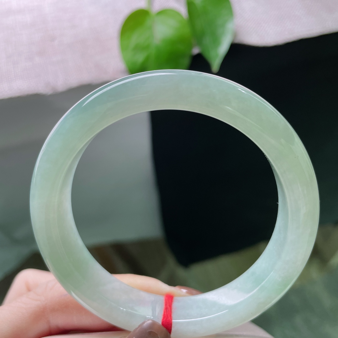 58.3/12.8/8.6，绿底正圈，水润，细腻，耐看，甜美，贵气，无裂，ss51906a