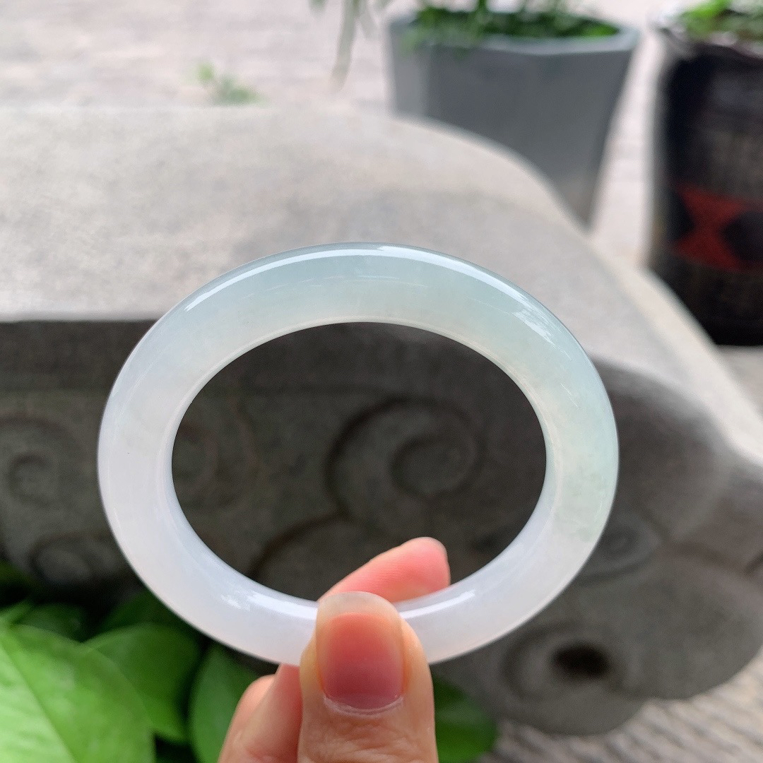 小圈口 52-9.8【冰圆条手镯】圆条52 53可戴