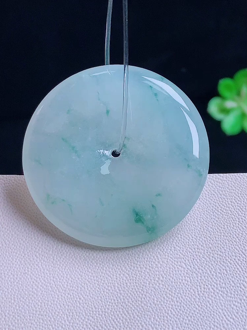 平安扣，无裂，尺寸35.4/5.2，编号17fx  23