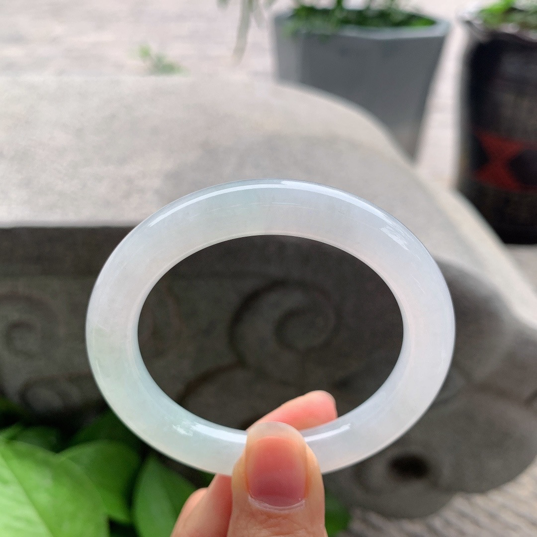 小圈口 52-9.8【冰圆条手镯】圆条52 53可戴