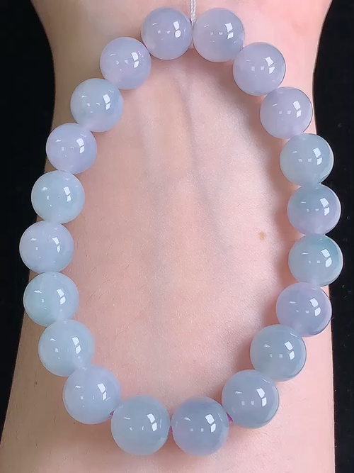  ，冰紫转运珠手链，，尺寸9.9mm，№;y23zhan 20