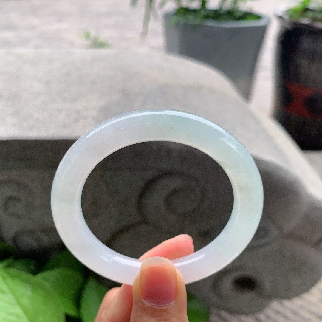 小圈口 52-9.8【冰圆条手镯】圆条52 53可戴