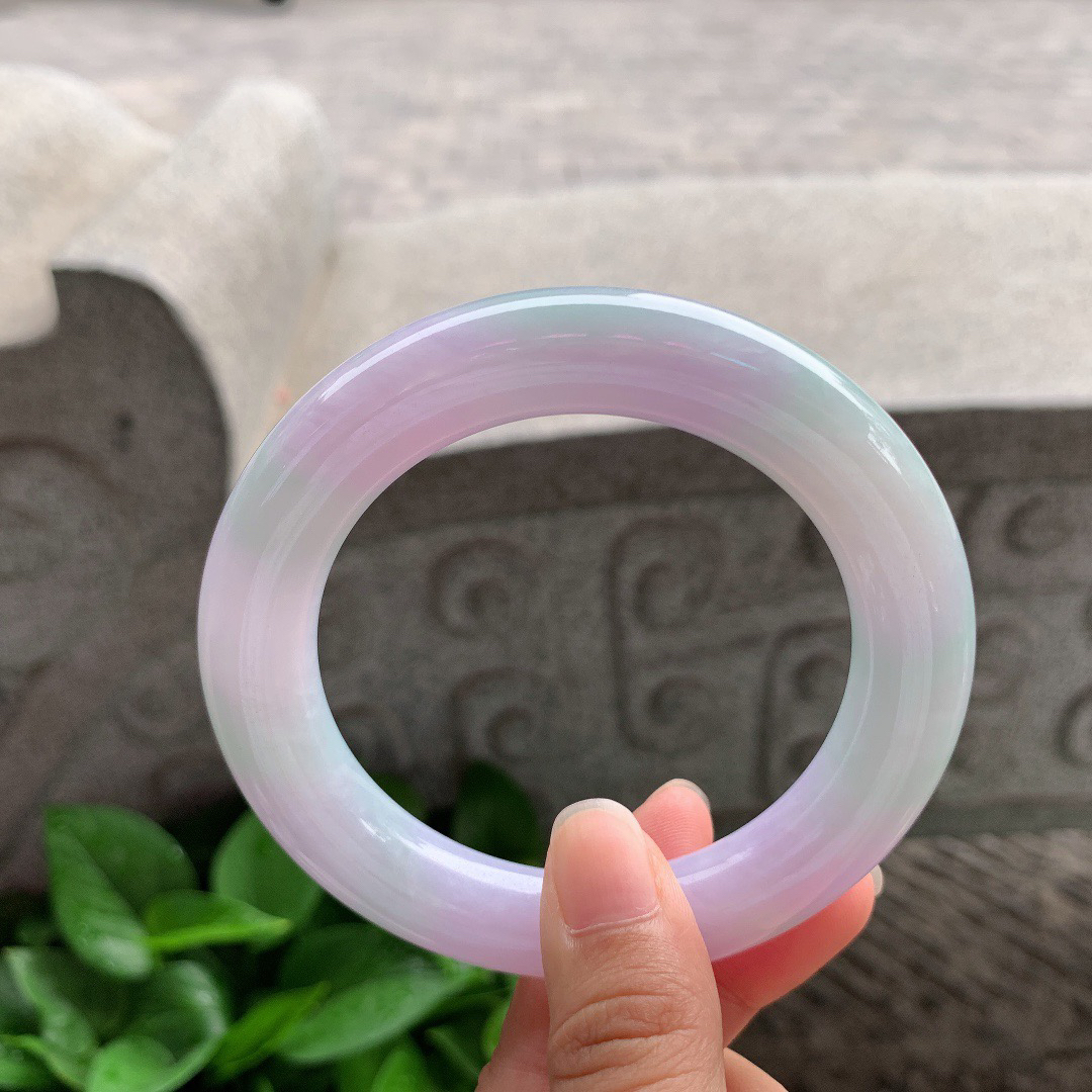 大圈口59.2-12.2 【冰春彩圆条手镯】圆条59 60可戴