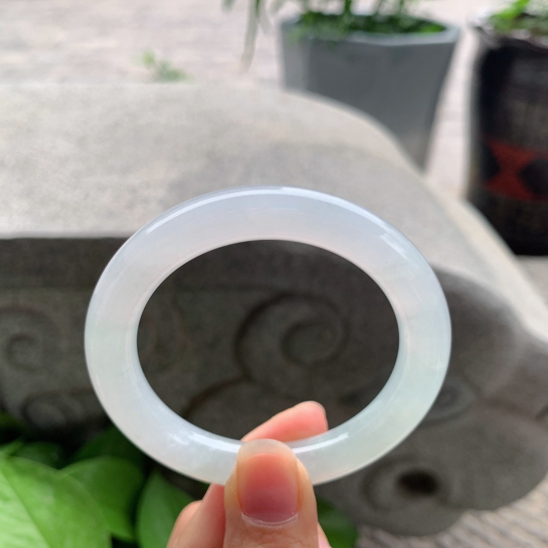 小圈口 52-9.8【冰圆条手镯】圆条52 53可戴