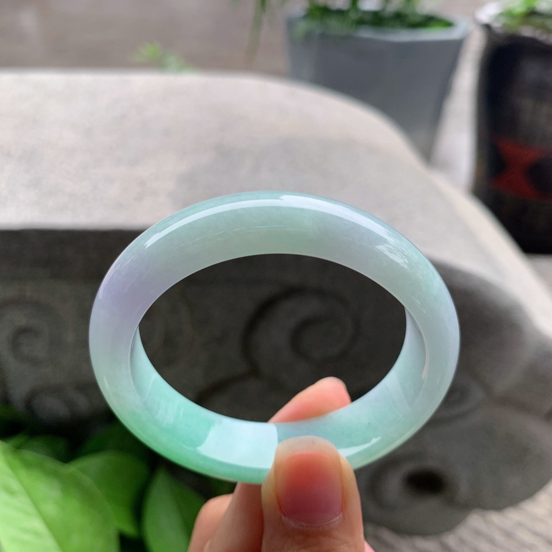 小圈口52.5-45.8-13.6-7.9 【春彩贵妃手镯】贵妃52 53可戴