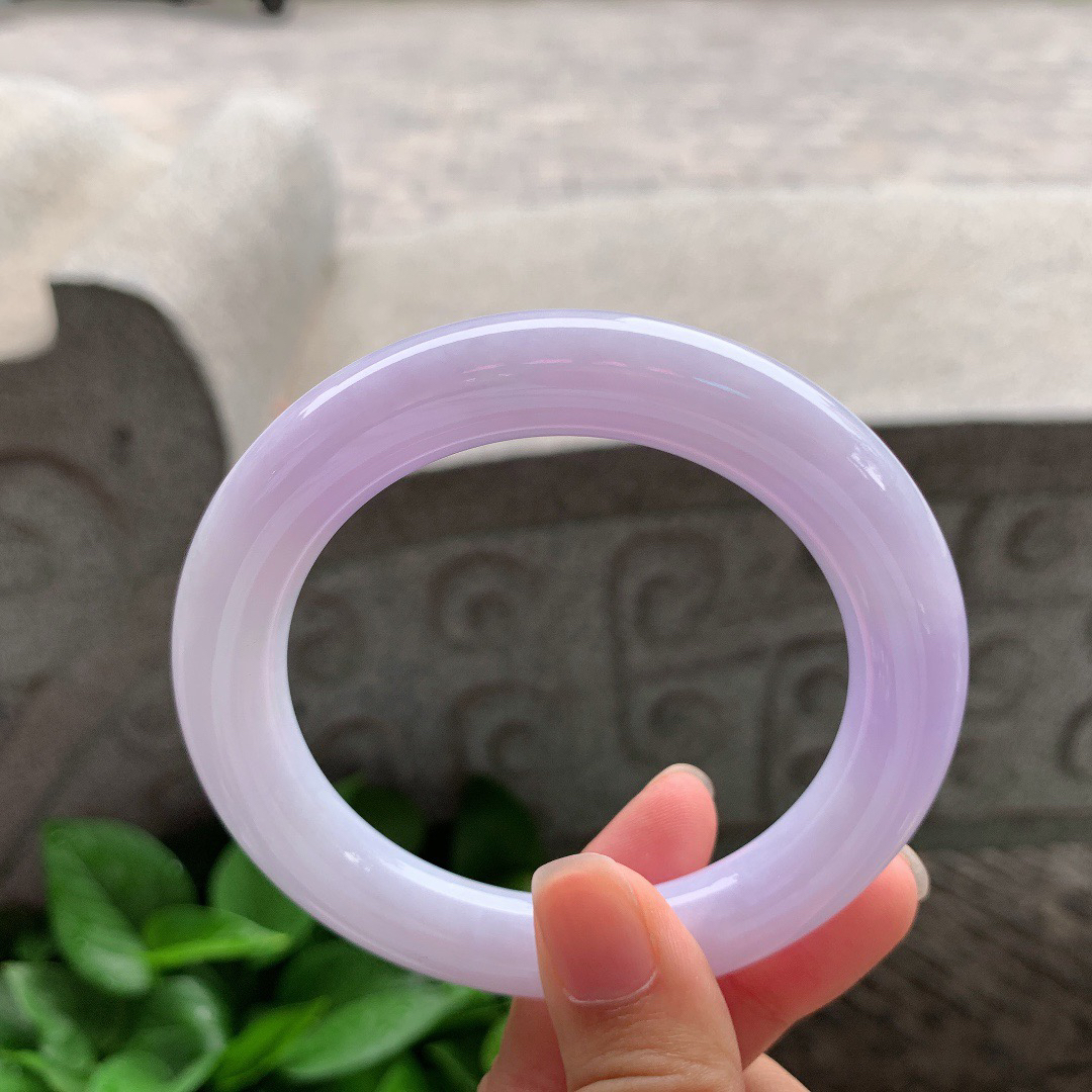 圈口 57.6-11.1【紫罗兰圆条手镯】圆条57 58可戴