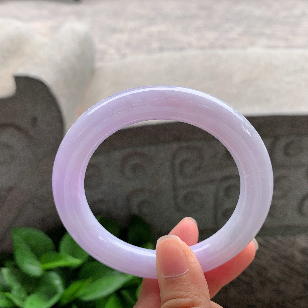 圈口 57.6-11.1【紫罗兰圆条手镯】圆条57 58可戴