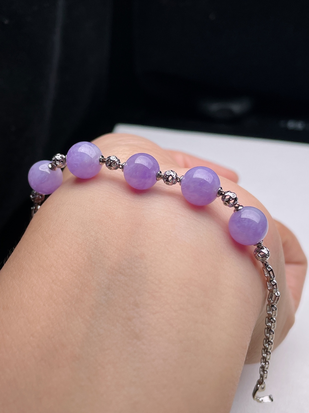 ️ 18k~8.8mm浓紫手链