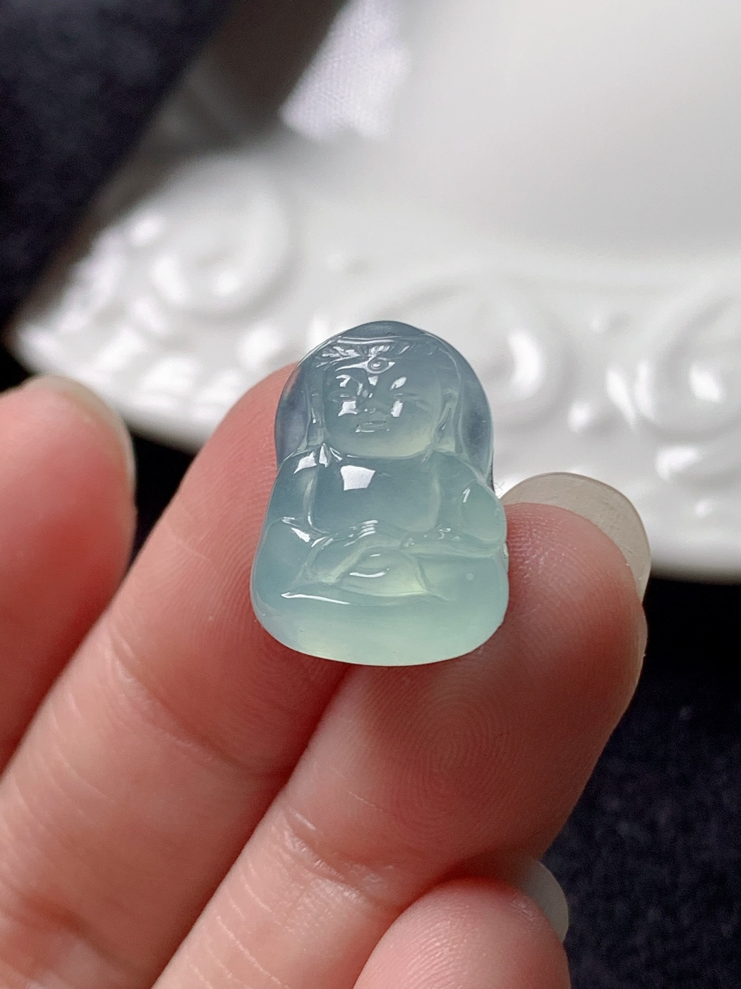 ️观音，水润种老，0424 尺寸16.9*12.6*5.4