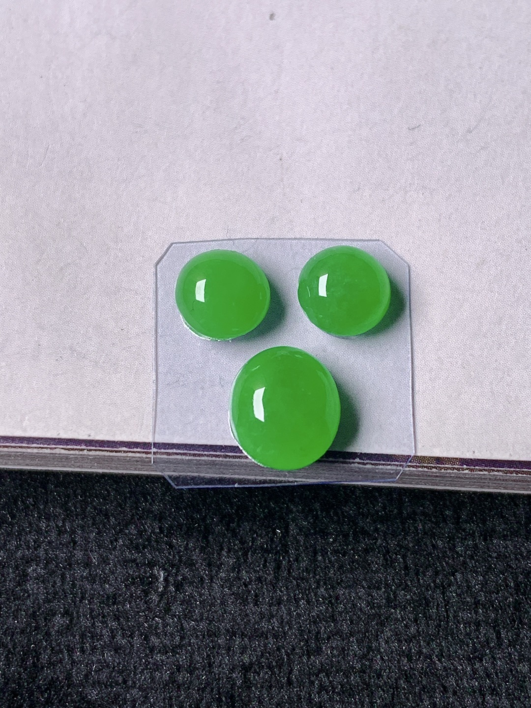 ️冰绿蛋面一手，色泽浓艳，0424尺寸7.9/7/3.6/6/3.1