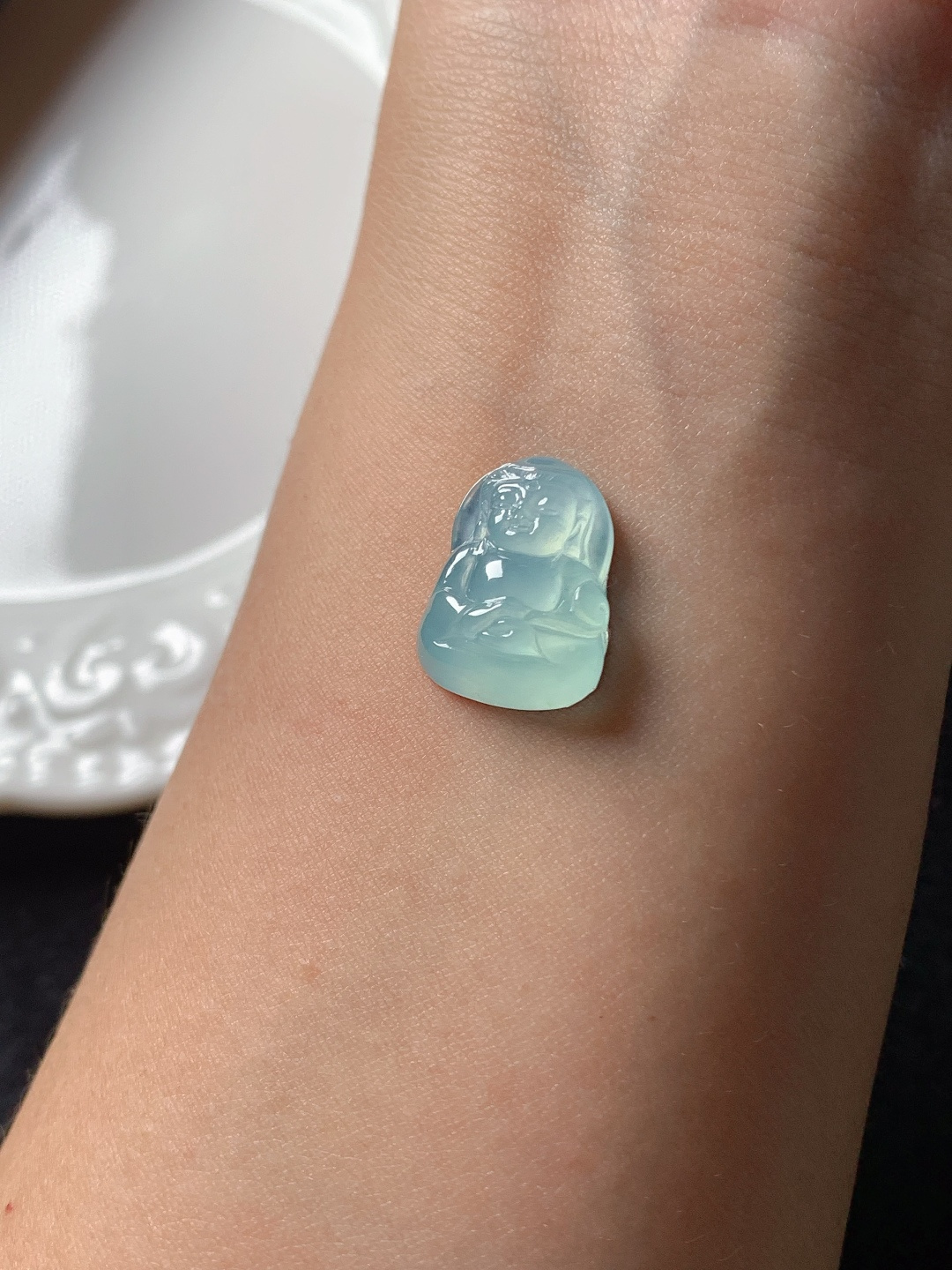 ️观音，水润种老，0424 尺寸16.9*12.6*5.4