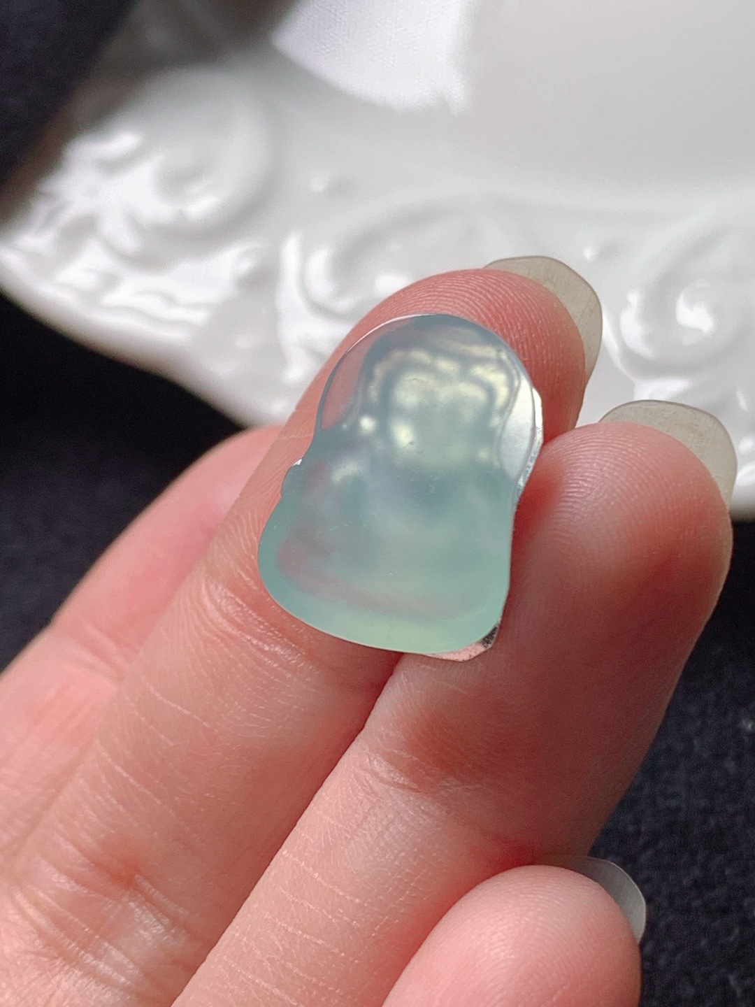 ️观音，水润种老，0424 尺寸16.9*12.6*5.4