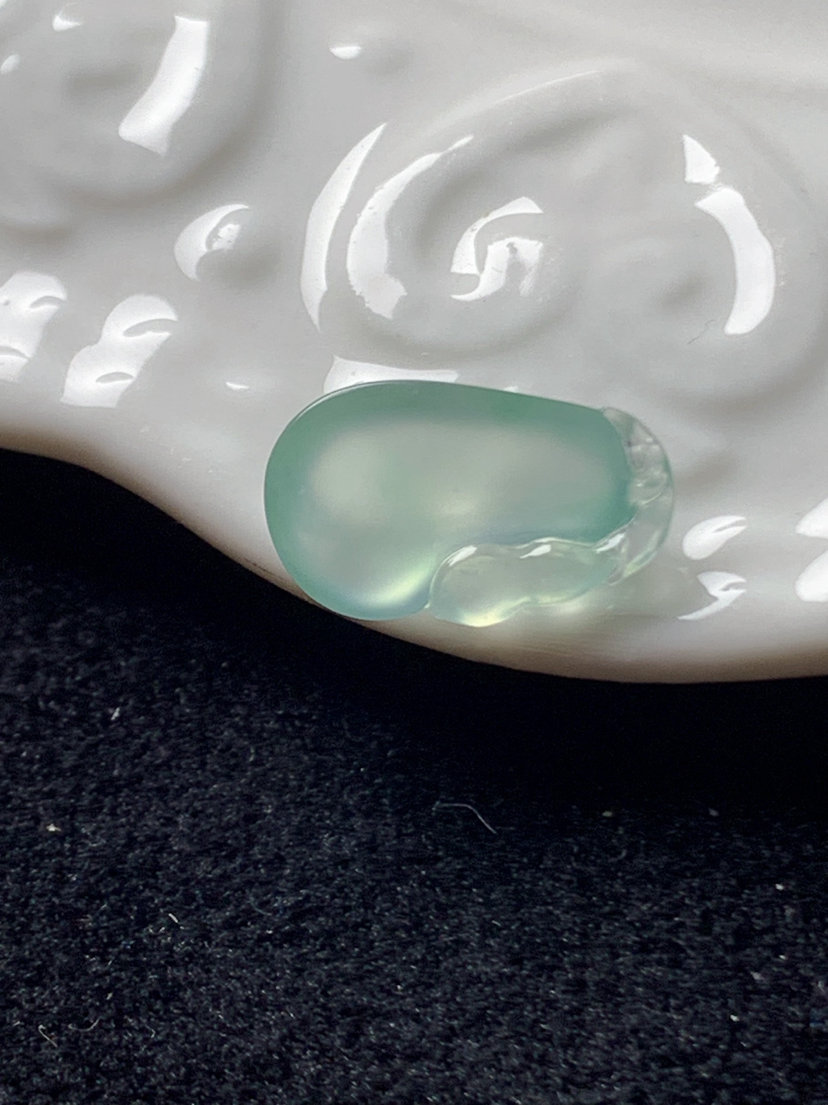 ️高冰福瓜
水润种老  
尺寸14.4*8.5*4.3..