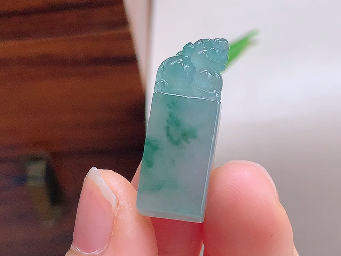 ️ 招财貔貅印章，尺寸26.8/9.7/6.4mm，包A附证书