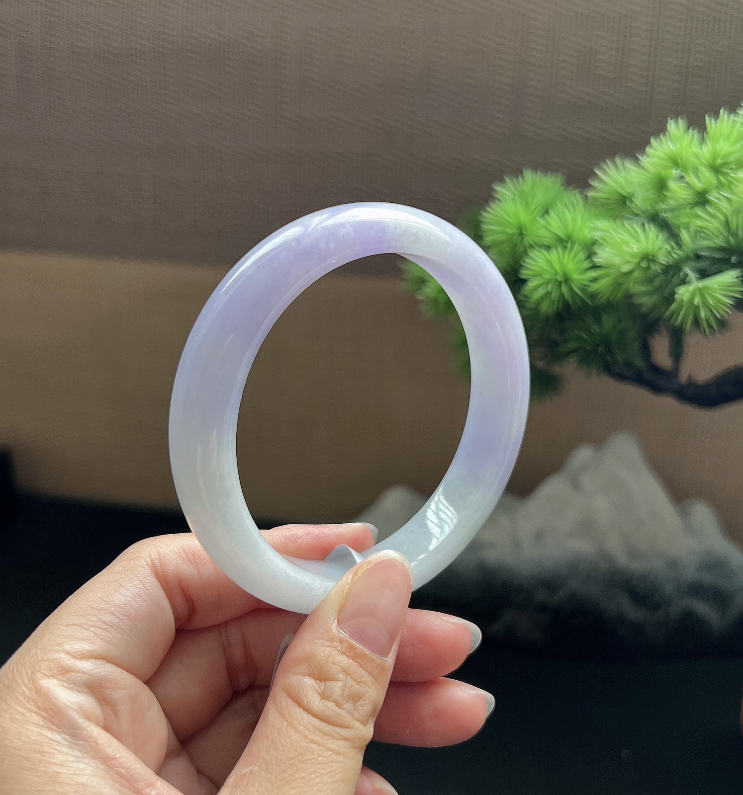 57圈口正圈春彩手镯