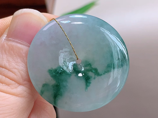 ️ 平安扣，尺寸31.1-5.8mm，包A附证书