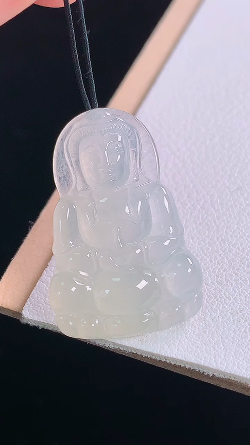 ️冰黄观音，无裂，尺寸30.1/20.1/4.4mm，编号24