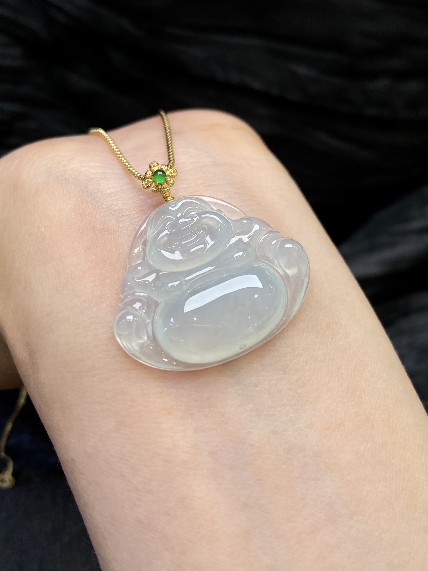 冰佛公吊坠·金，整·31-29.7-5.8mm，裸·24.8-29.7-5.8mm