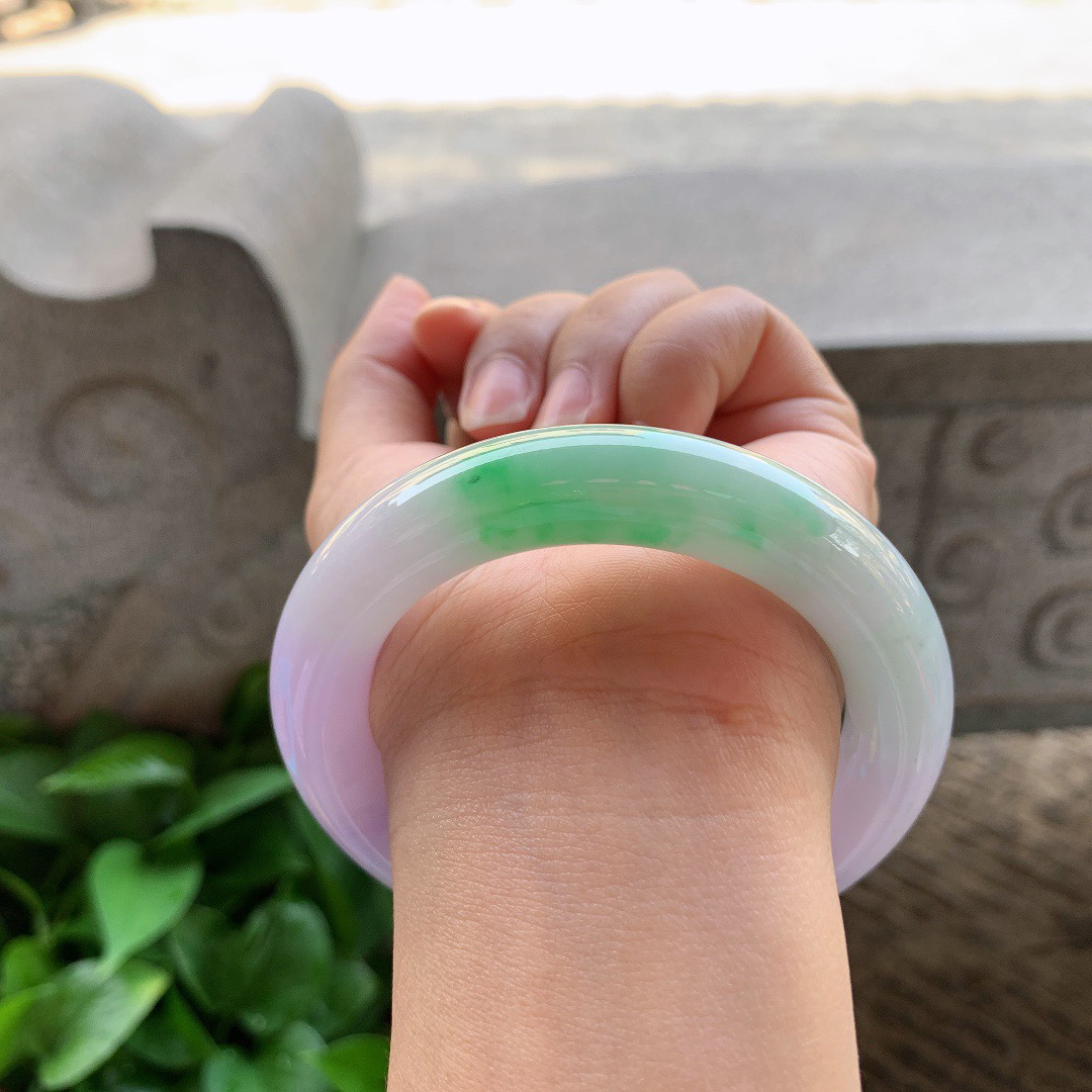 圈口56.2-13 【春彩圆条手镯】圆条56 57可戴