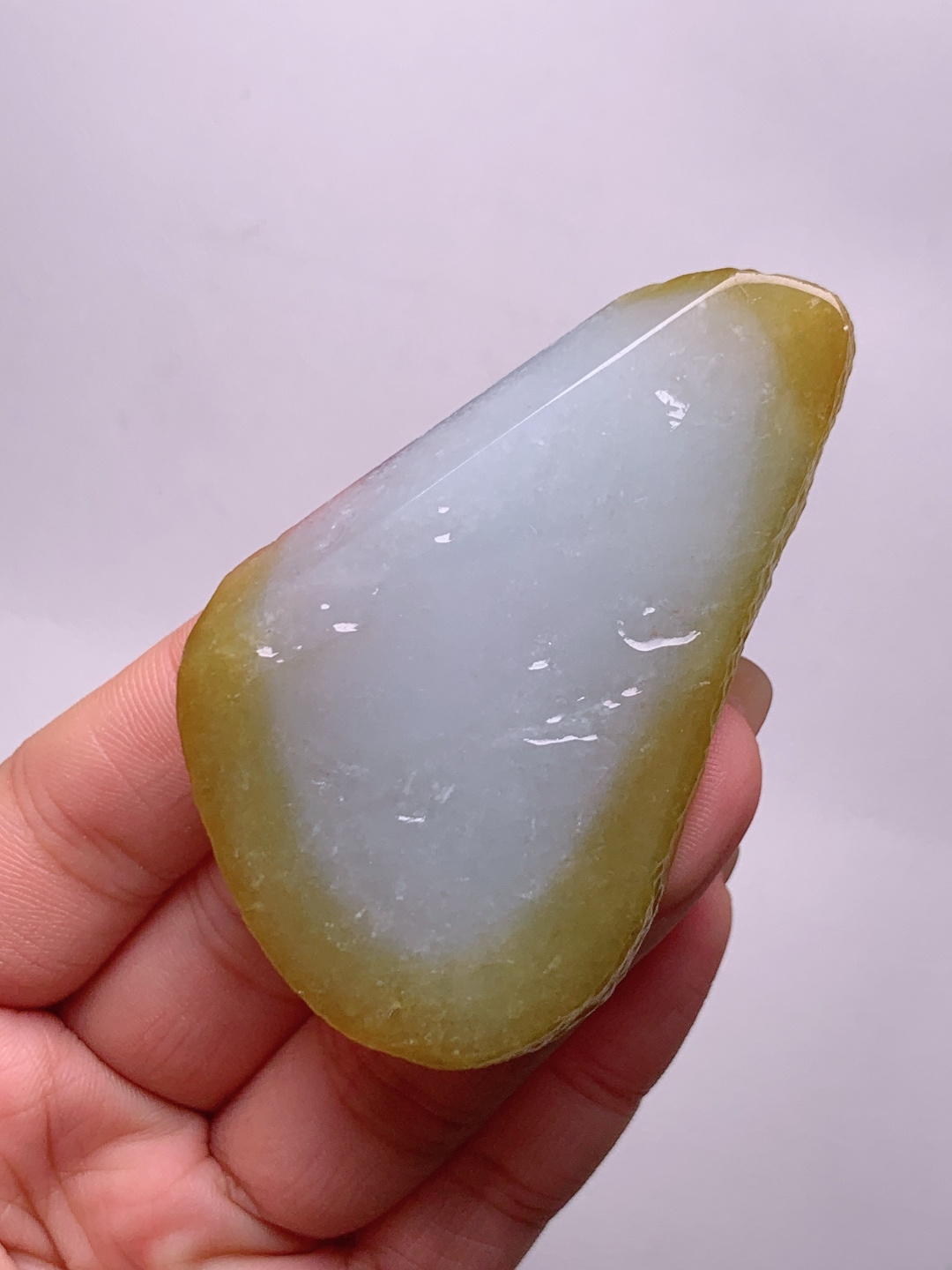 ️冰黄翡/牌子料/片料/板料/特色料，可做牌子、人物、山水、动物、花件……等推荐参考，64.5/4