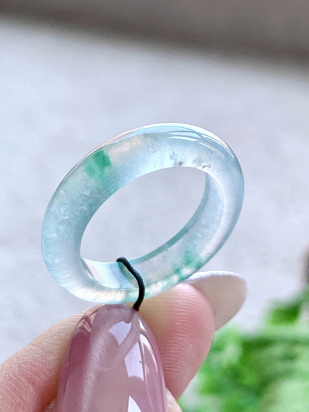 【裸石】🫧冰种飘花戒圈指环，性比高，尺寸5-3.4，圈口15号，重量3.2克