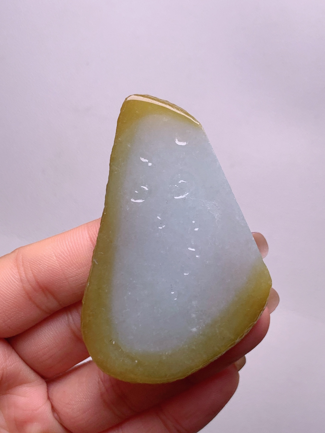 ️冰黄翡/牌子料/片料/板料/特色料，可做牌子、人物、山水、动物、花件……等推荐参考，64.5/4