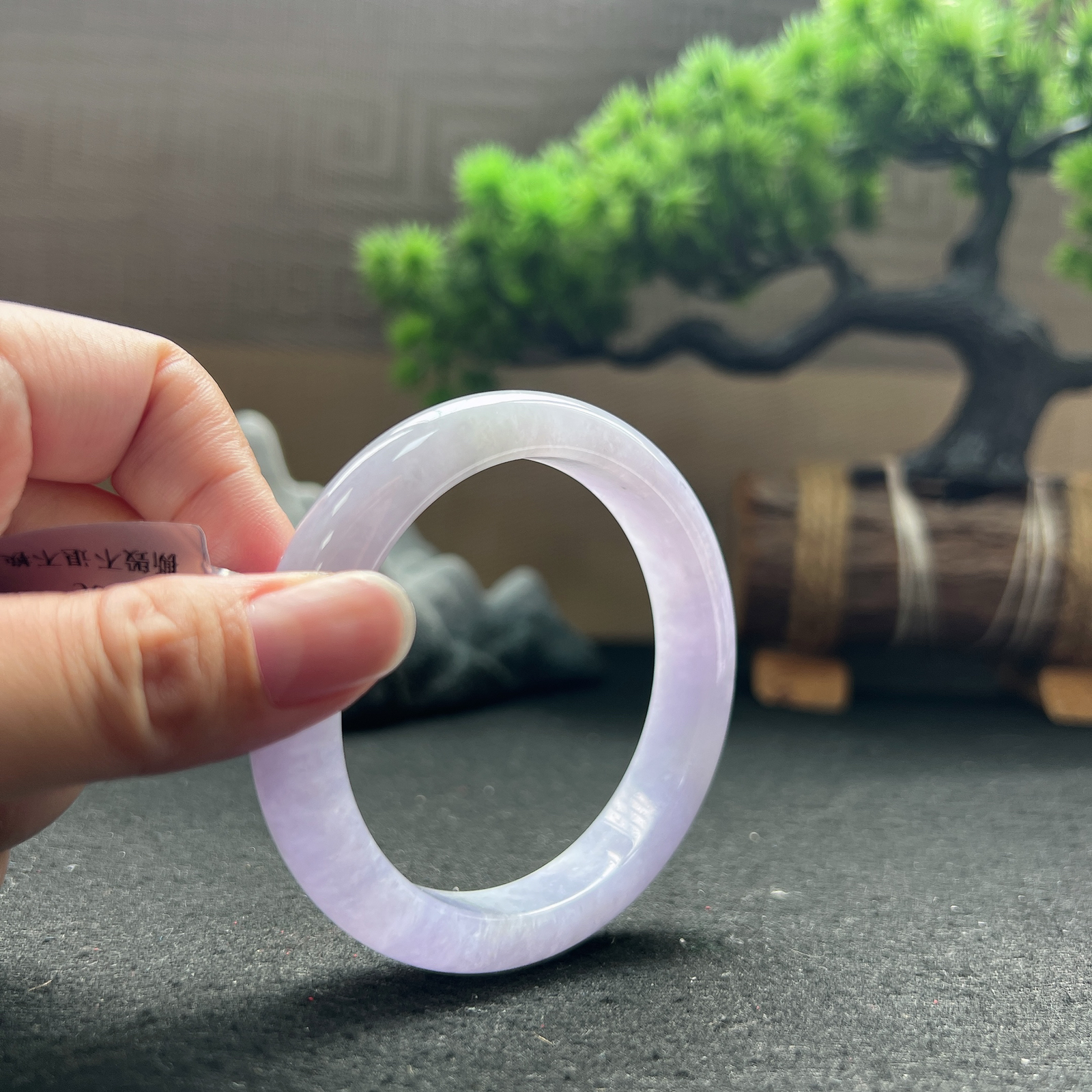 【超低放漏】56.5圈口正圈紫罗兰