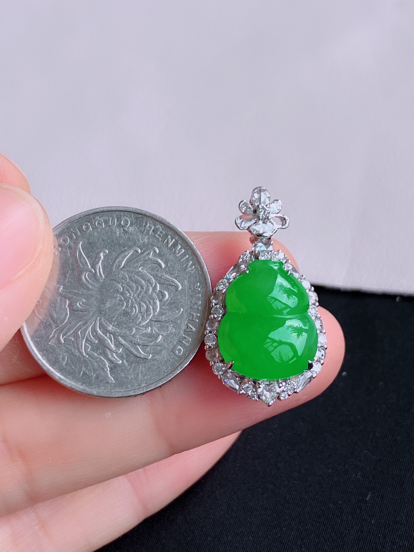 ️阳绿葫芦，简约时尚，尺寸28/14.8/12/10.5，自然光实拍