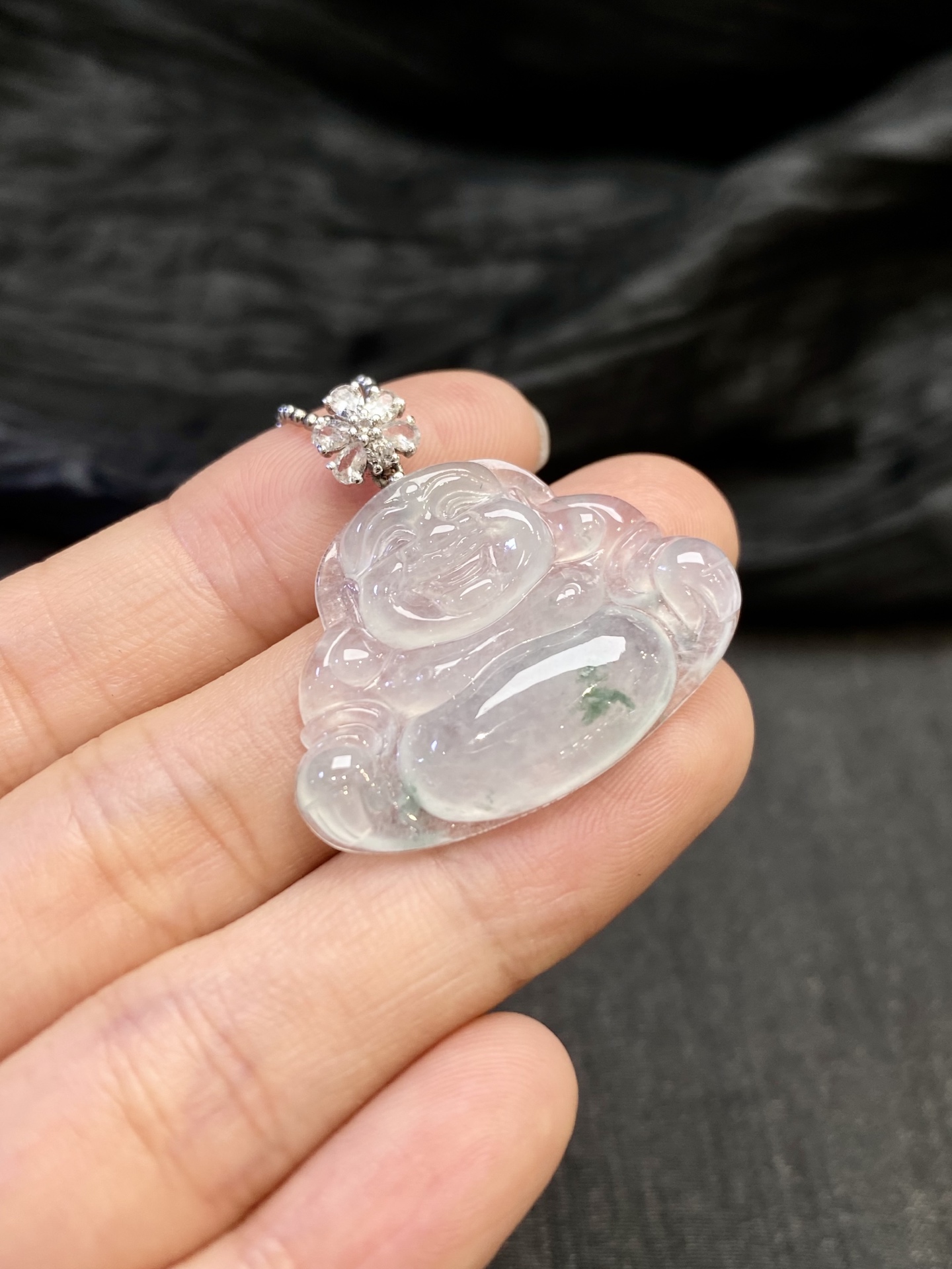 🤍·冰飘花佛公吊坠·金，整·29.9/31.4/5.9mm，裸·22.7/31.4/5.9mm